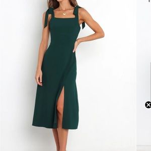 Petal and Pup Laurel Dress - emerald green